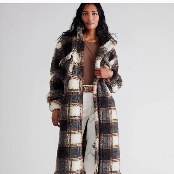 Free People Jackets & Blazers - Free People Sloane Maxi Jacket
